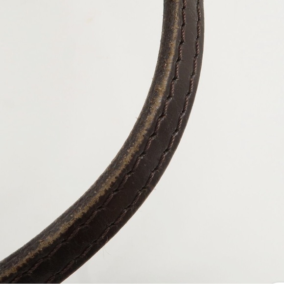 LV Louis Vuitton authentic Damier Ebene Neverfull MM N51105 Tote Bag, Brown. - Picture 4 of 15